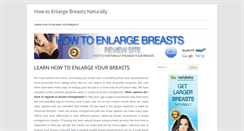 Desktop Screenshot of how-to-enlarge-breasts.com